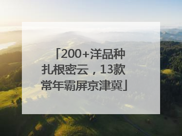 200+洋品种扎根密云，13款常年霸屏京津冀